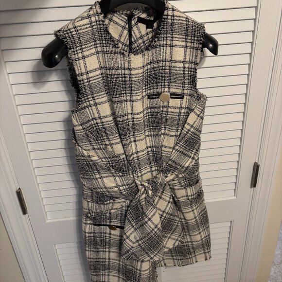 Alexander Wang Black/White Size 6 Mini Dress - Picture 1 of 5